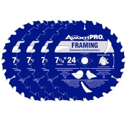 Brand new ✨ Avanti Pro 7-1/4 In. X 24-Teeth Framing Saw Blade (4-Pack) ❤️