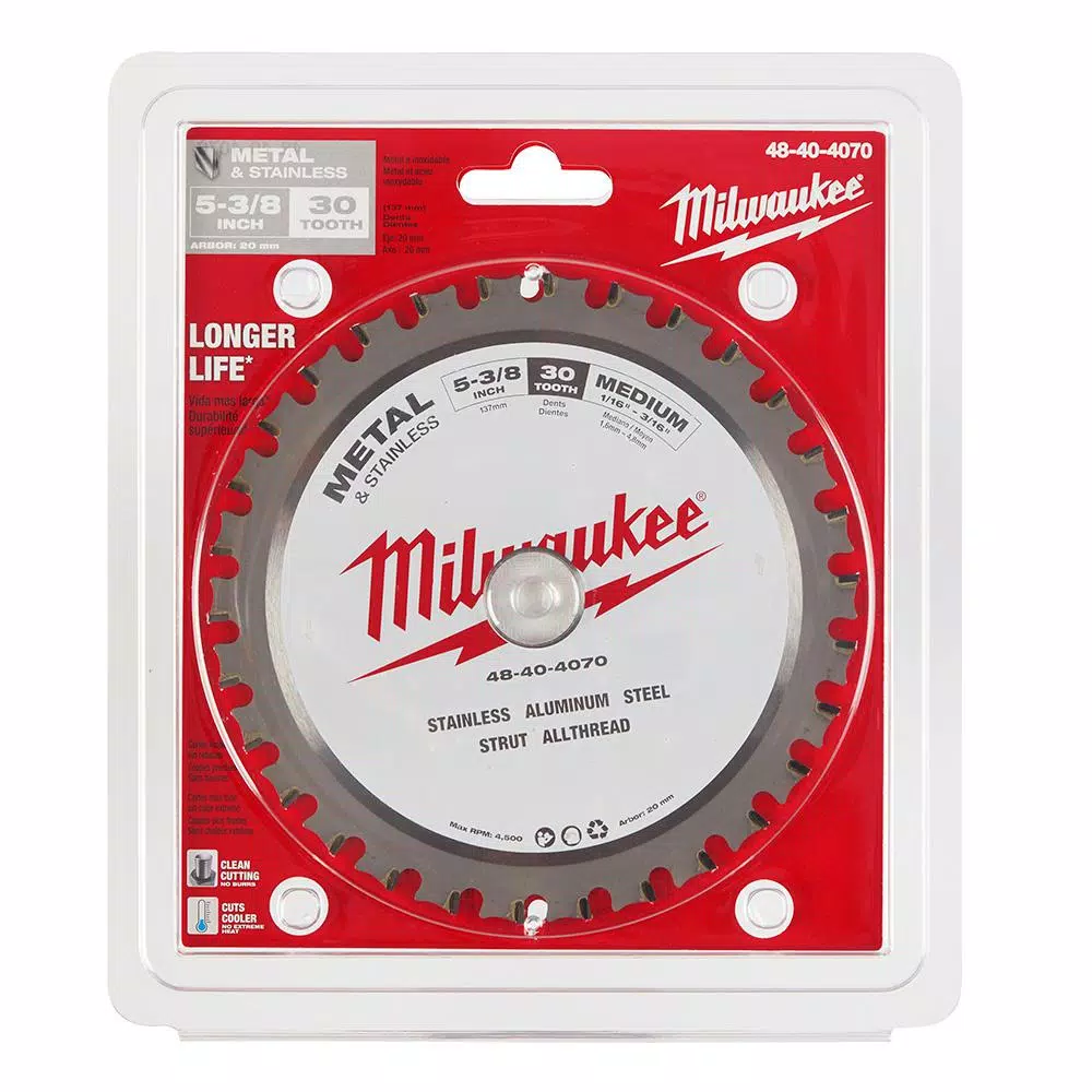 Buy ๐ Milwaukee 5-3/8 In. X 30 Teeth Metal & Stainless Cutting Circular Saw Blade ๐ 7 Buy ๐ Milwaukee 5-3/8 In. X 30 Teeth Metal & Stainless Cutting Circular Saw Blade ๐ - Image 5