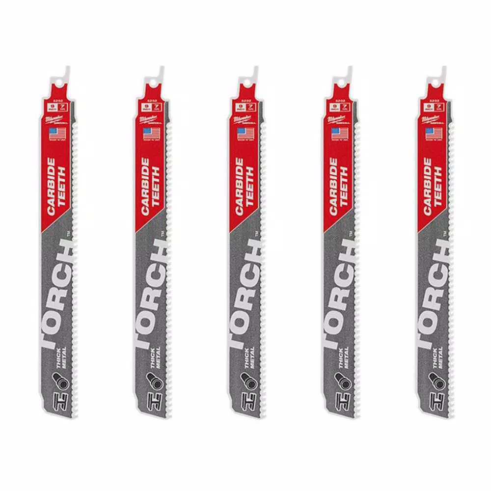 Best Sale ✔️ Milwaukee 9 In. 7 TPI TORCH Carbide Teeth Thick Metal Cutting SAWZALL Reciprocating Saw Blade (5 Pack) 🔔 1 Best Sale ✔️ Milwaukee 9 In. 7 TPI TORCH Carbide Teeth Thick Metal Cutting SAWZALL Reciprocating Saw Blade (5 Pack) 🔔 -saw-blades Shop unnamed file 1017