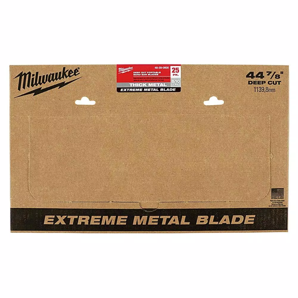 Coupon โจ Milwaukee 44-7/8 In. 8/10 TPI Metal Deep Cut Portable Extreme Band Saw Blade (25-Pack) ๐ 6 Coupon โจ Milwaukee 44-7/8 In. 8/10 TPI Metal Deep Cut Portable Extreme Band Saw Blade (25-Pack) ๐ - Image 4