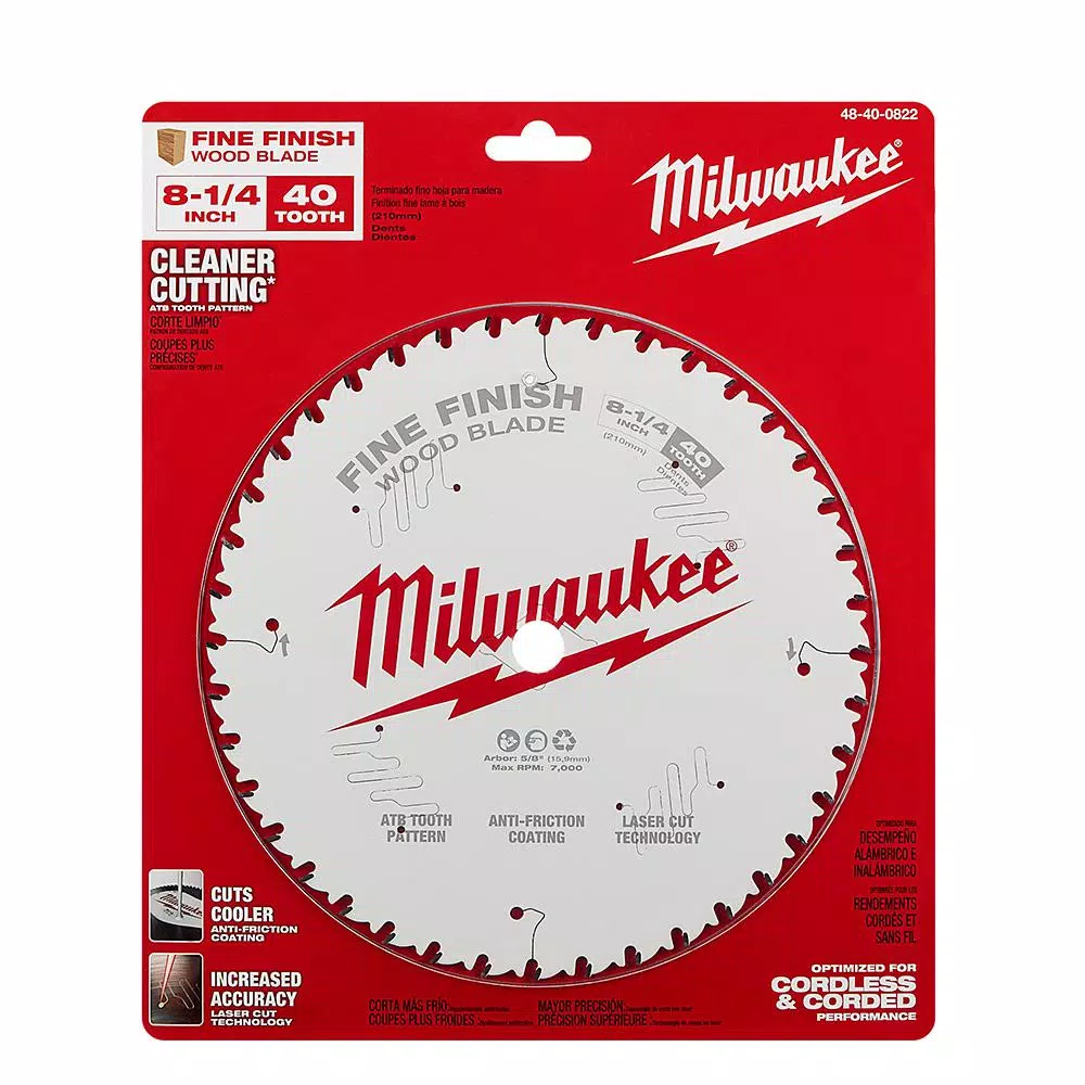 Brand new 🔔 Milwaukee 8-1/4 In. X 40-Tooth Fine Finish Circular Saw Blade 😉 8 Brand new 🔔 Milwaukee 8-1/4 In. X 40-Tooth Fine Finish Circular Saw Blade 😉 - Image 6