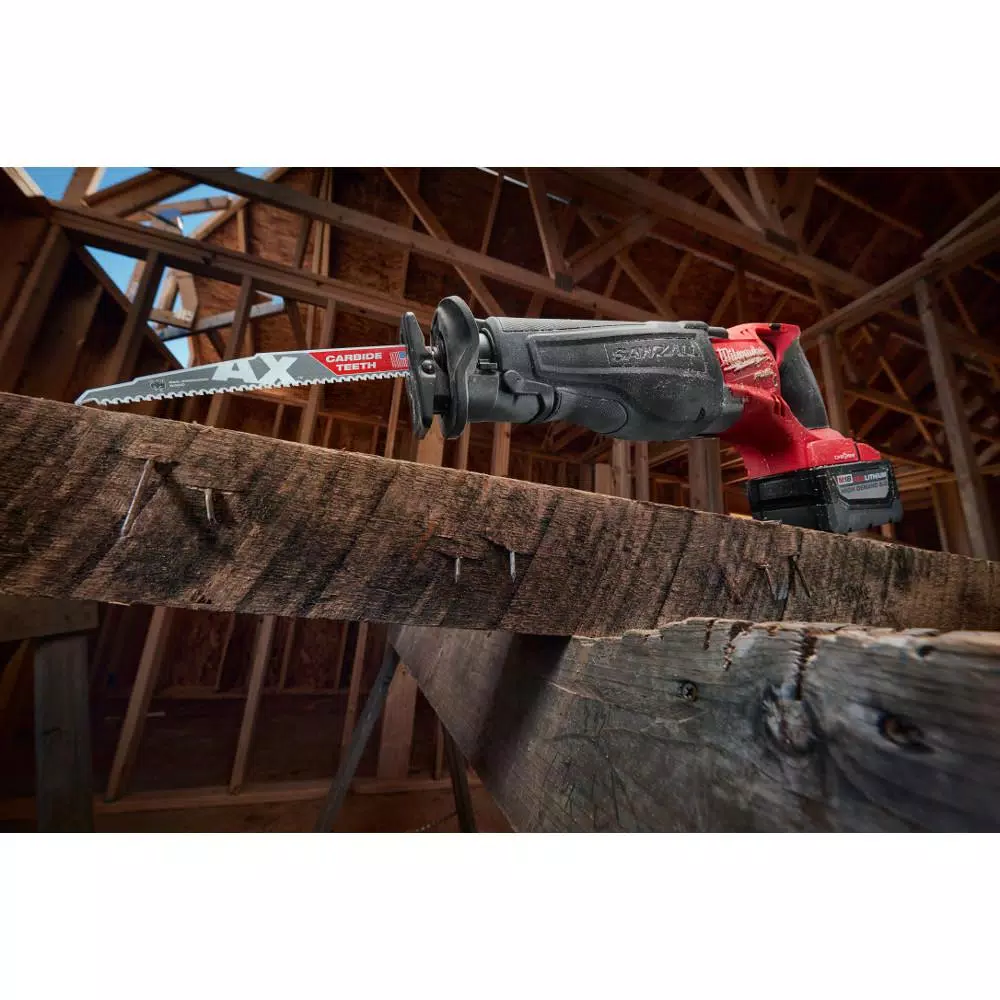 Best Sale 👏 Milwaukee 9 In. 5 Teeth Per In. AX Carbide Teeth Demolition Nail Embedded Wood Cutting SAWZALL Reciprocating Saw Blades (3 Pack) 👏 15 Best Sale 👏 Milwaukee 9 In. 5 Teeth Per In. AX Carbide Teeth Demolition Nail Embedded Wood Cutting SAWZALL Reciprocating Saw Blades (3 Pack) 👏 - Image 13