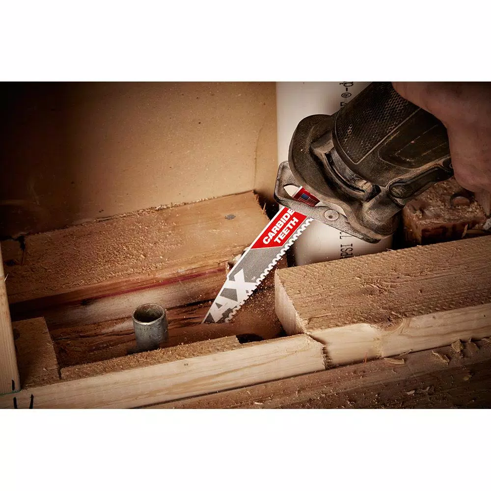 Best Sale 👏 Milwaukee 9 In. 5 Teeth Per In. AX Carbide Teeth Demolition Nail Embedded Wood Cutting SAWZALL Reciprocating Saw Blades (3 Pack) 👏 16 Best Sale 👏 Milwaukee 9 In. 5 Teeth Per In. AX Carbide Teeth Demolition Nail Embedded Wood Cutting SAWZALL Reciprocating Saw Blades (3 Pack) 👏 - Image 14