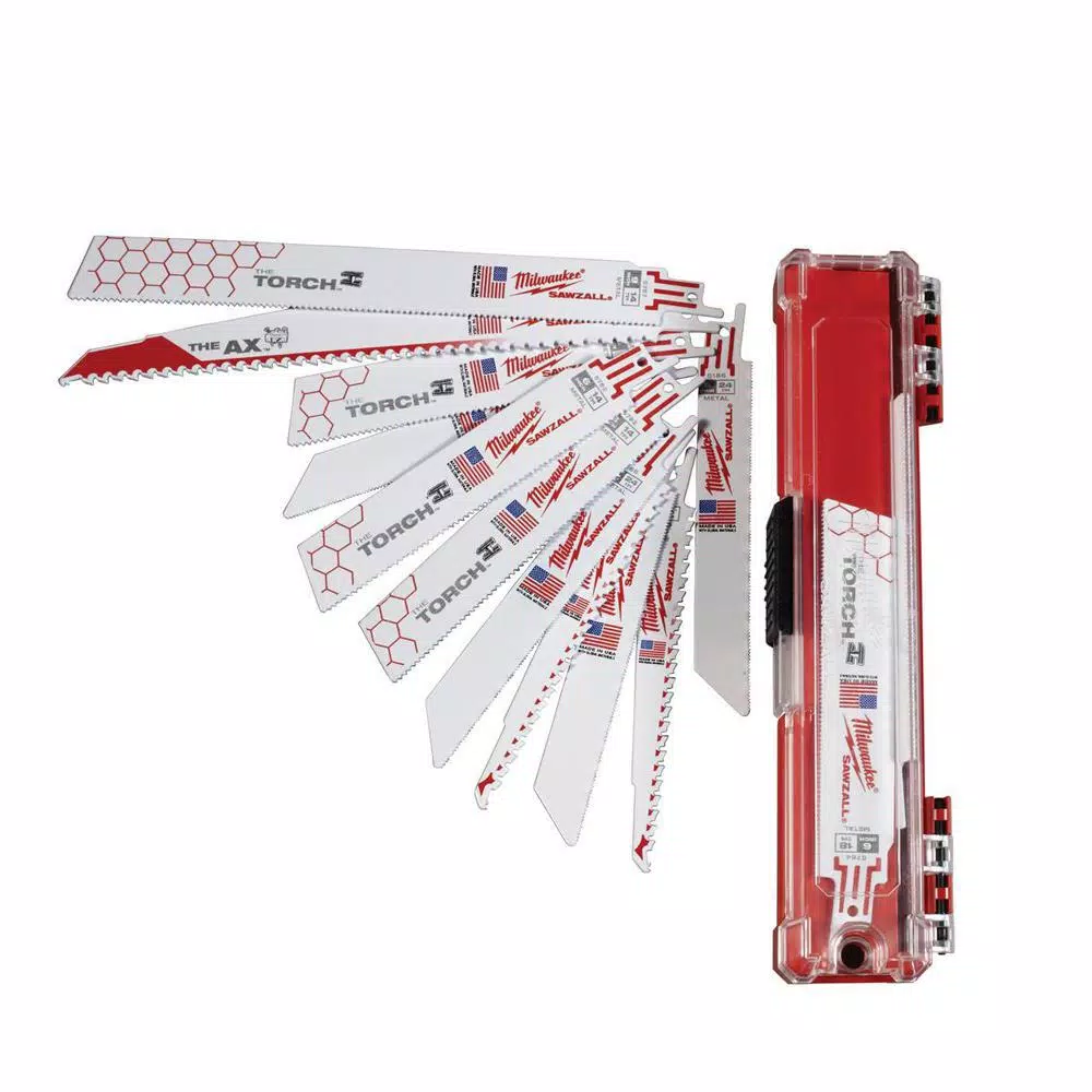 Budget 😍 Milwaukee SAWZALL Demolition Nail-Embedded Wood And Metal Cutting Bi-Metal Reciprocating Saw Blade Set (13 Piece) 😍
