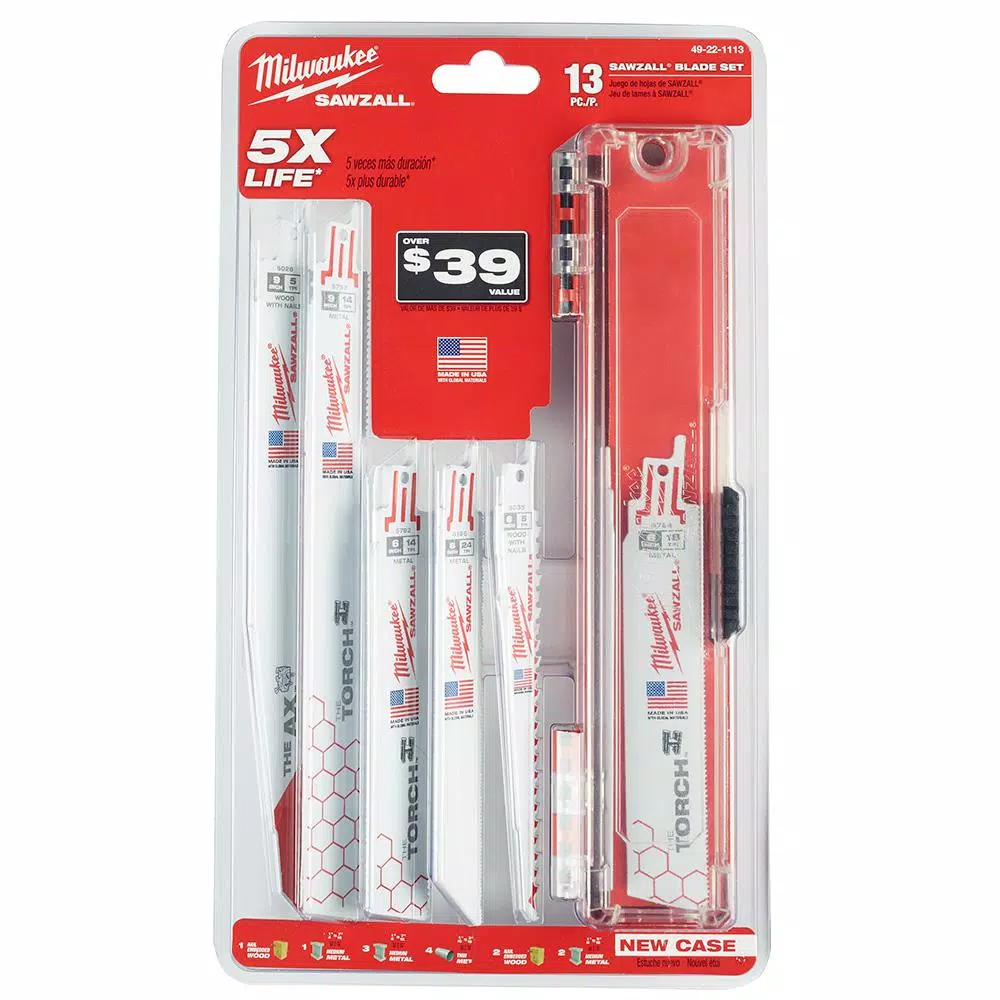 Budget 😍 Milwaukee SAWZALL Demolition Nail-Embedded Wood And Metal Cutting Bi-Metal Reciprocating Saw Blade Set (13 Piece) 😍 9 Budget 😍 Milwaukee SAWZALL Demolition Nail-Embedded Wood And Metal Cutting Bi-Metal Reciprocating Saw Blade Set (13 Piece) 😍 - Image 7