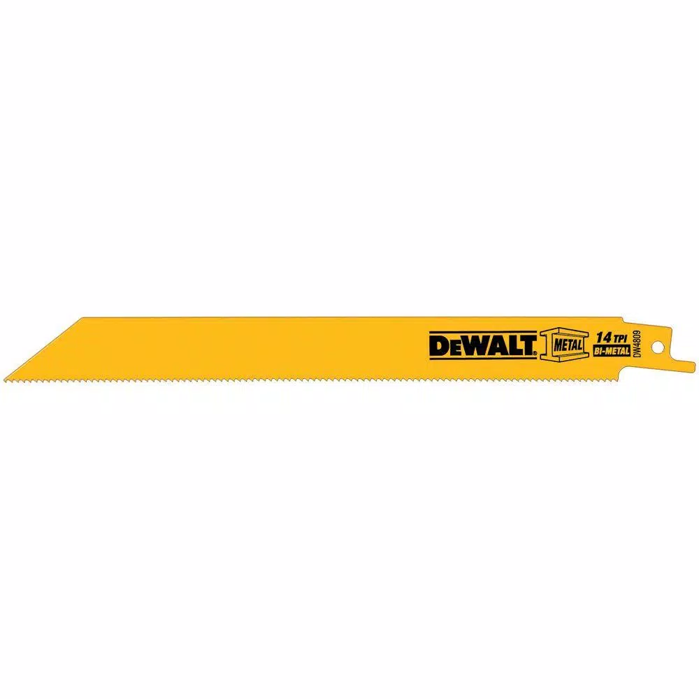 Best Sale ✔️ DEWALT 8 In. 14 Teeth Per In. Straight Back Bi-Metal Reciprocating Saw Blade (5-Pack) ✨ 6 Best Sale ✔️ DEWALT 8 In. 14 Teeth Per In. Straight Back Bi-Metal Reciprocating Saw Blade (5-Pack) ✨ - Image 4