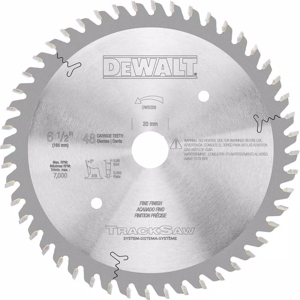 Best deal 👍 DEWALT 48-Teeth Precision Ground Woodworking Blade For TrackSaw System 🎁