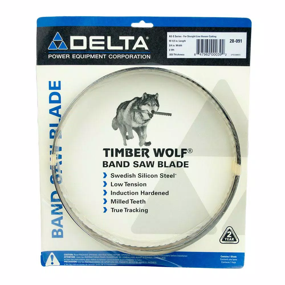 Top 10 ⭐ Delta 93-1/2 In. X 3/4 In. X 3T Band Saw Blade 🔥