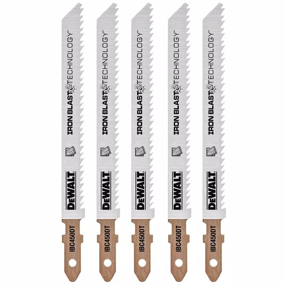 Outlet ⭐ DEWALT 4 In. 10 TPI T-Shank Wood Down Cutting Jig Saw Blade (5-Pack) ⌛