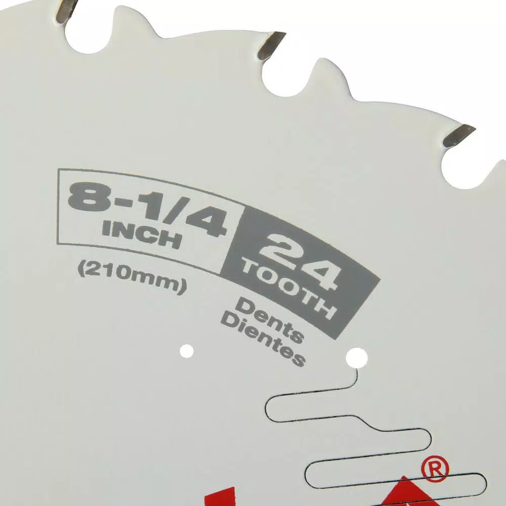 Budget ๐ Milwaukee 8-1/4 In. X 24-Tooth Framing Circular Saw Blade โจ 6 Budget ๐ Milwaukee 8-1/4 In. X 24-Tooth Framing Circular Saw Blade โจ - Image 4