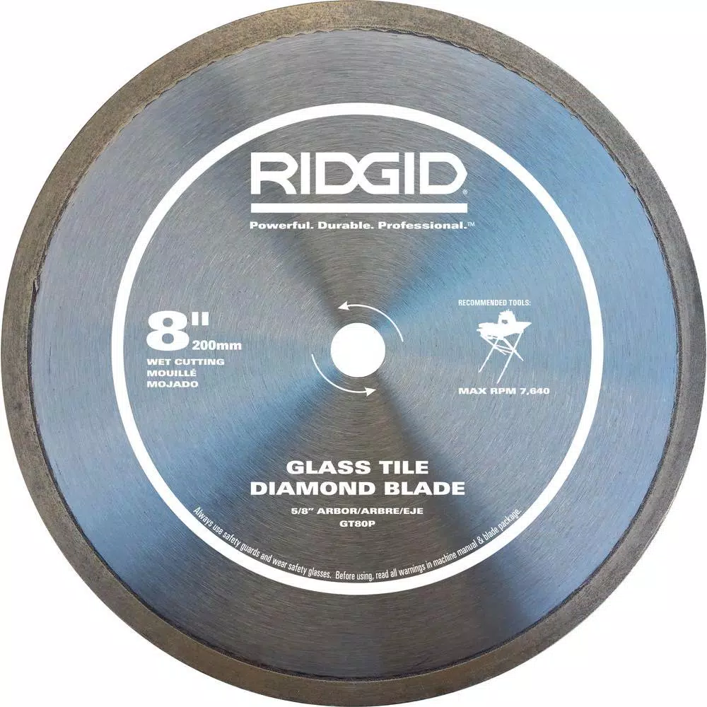 Hot Sale 👍 RIDGID 8 In. Glass Tile Blade ✨