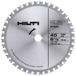 Discount ✨ Hilti 6-1/2 In. X 5/8 In. Z40 A Ferrous Blade 😀