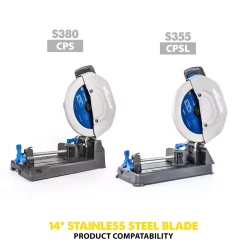 Outlet 😉 Evolution Power Tools 14 In. 90-Teeth Stainless-Steel Cutting Saw Blade 😉 -saw-blades Shop unnamed file 1658