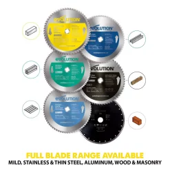 Outlet 😉 Evolution Power Tools 14 In. 90-Teeth Stainless-Steel Cutting Saw Blade 😉 -saw-blades Shop unnamed file 1659