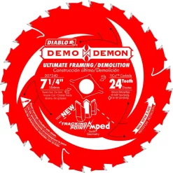 Coupon ❤️ DIABLO 7-1/4 In. 24-Teeth Demo Demon Tracking Point Amped Saw Blade ✔️