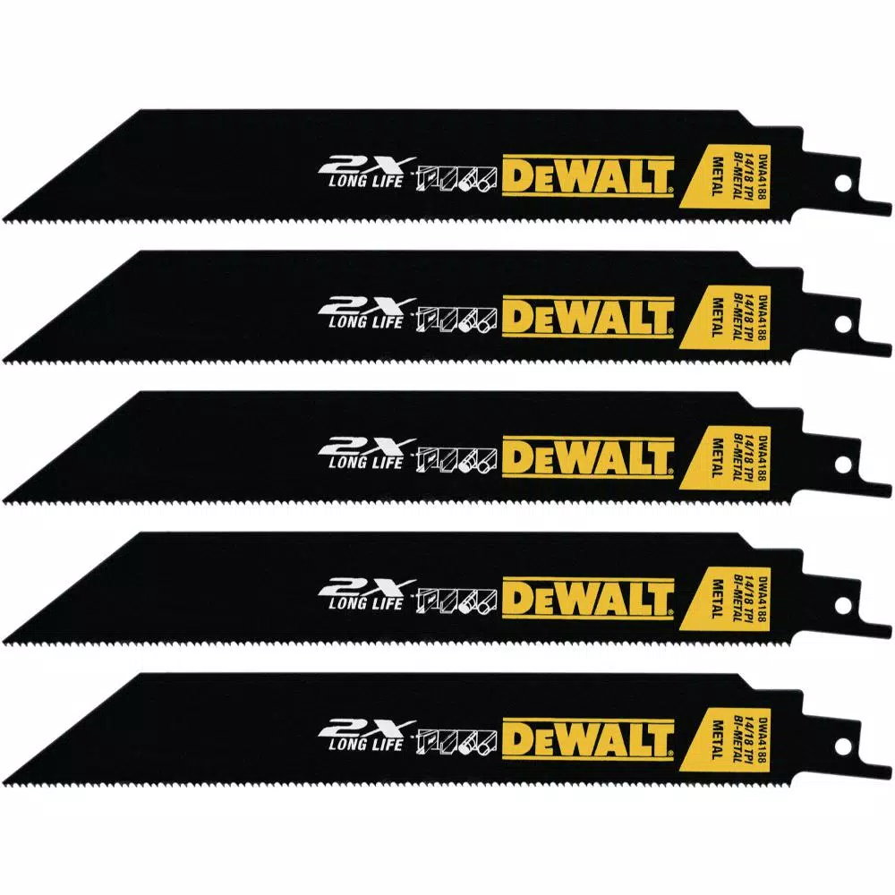 New 👏 DEWALT 8 In. Premium Metal Cutting Blade (5 Per Package) 🤩 3 New 👏 DEWALT 8 In. Premium Metal Cutting Blade (5 Per Package) 🤩