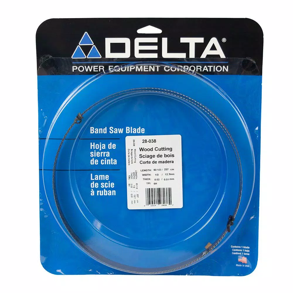 New π Delta 93-1/2 In. X 1/2 In. X 6 TPI Band Saw Blade β¨ 3 New π Delta 93-1/2 In. X 1/2 In. X 6 TPI Band Saw Blade β¨
