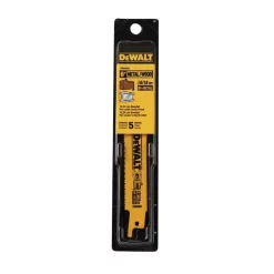 Budget 🛒 DEWALT 6 In. 10/14 Teeth Per In. Straight Back Bi Metal Reciprocating Saw Blade (5-Pack) 🎉 -saw-blades Shop unnamed file 1774