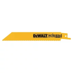 Budget 🛒 DEWALT 6 In. 10/14 Teeth Per In. Straight Back Bi Metal Reciprocating Saw Blade (5-Pack) 🎉 -saw-blades Shop unnamed file 1775