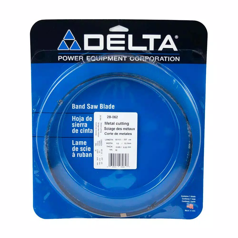 Cheap βοΈ Delta 93-1/2 In. X 1/2 In. X 18T Metal Cutting Band Saw Blade π 3 Cheap βοΈ Delta 93-1/2 In. X 1/2 In. X 18T Metal Cutting Band Saw Blade π