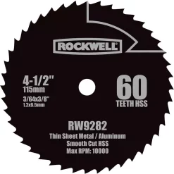 Budget 🛒 Rockwell 4-1/2 In. HSS Compact Circular Saw Blade 🔔
