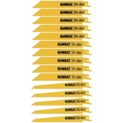 Cheapest 🔥 DEWALT Bi-Metal Reciprocating Saw Blade Set (15-Piece) With Tough Case 👍