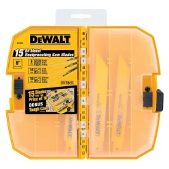 Cheapest 🔥 DEWALT Bi-Metal Reciprocating Saw Blade Set (15-Piece) With Tough Case 👍 -saw-blades Shop unnamed file 1854