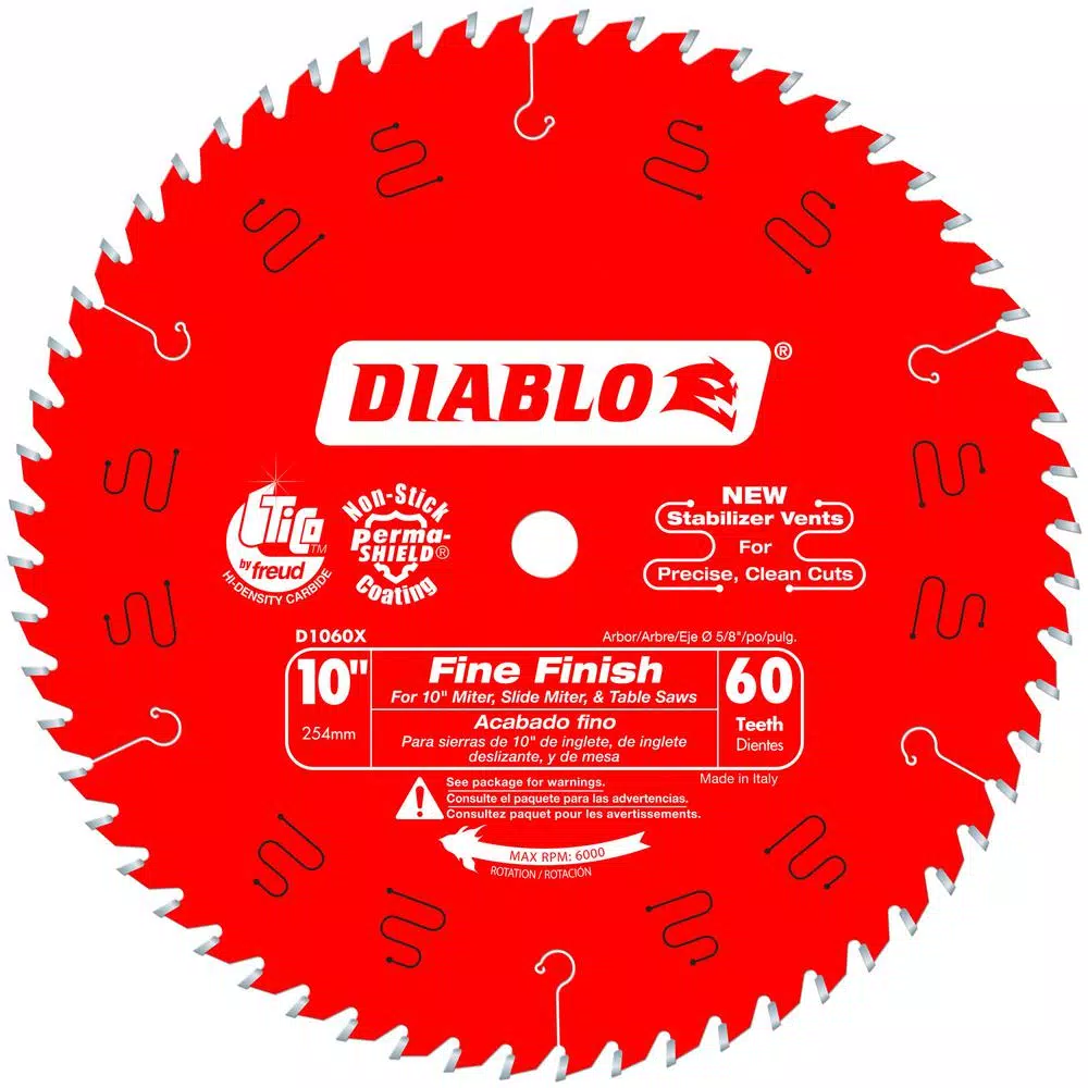 Buy β DIABLO 10 In. X 60-Teeth Fine Finish Saw Blade π 7 Buy β DIABLO 10 In. X 60-Teeth Fine Finish Saw Blade π - Image 5