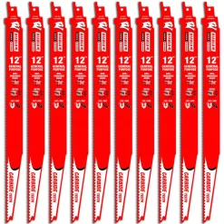Buy 👏 DIABLO Diablo Carbide 12 In. General Purpose Reciprocating Blades (10-Pack) ⭐