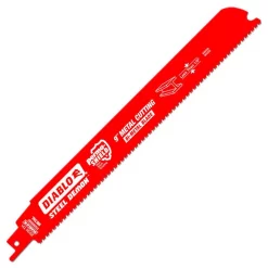 Outlet 🔥 DIABLO 9 In. 20/24 Teeth Per In. Steel Demon Thin Metal Cutting Reciprocating Saw Blade (25-Pack) 😀