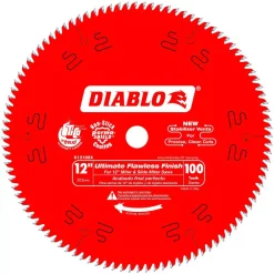 Best Pirce 🎉 DIABLO 12 In. X 100-Teeth Ultimate Polished Finish Saw Blade 💯
