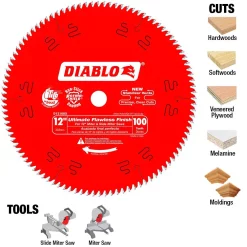 Best Pirce 🎉 DIABLO 12 In. X 100-Teeth Ultimate Polished Finish Saw Blade 💯 -saw-blades Shop unnamed file 1912