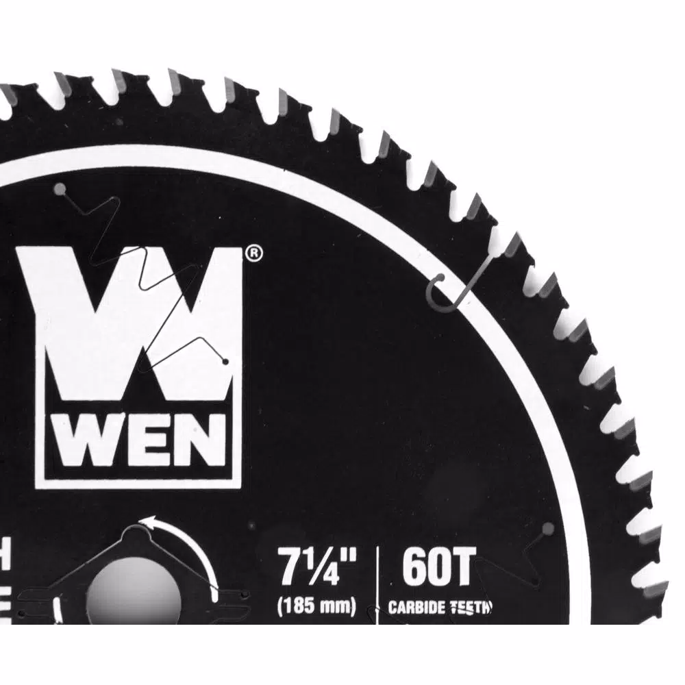 Budget 🌟 WEN 7.25 In. 60-Tooth Carbide-Tipped Professional Ultra Fine-Finish Circular Saw Blade With Cool-Cut 🧥 Coating 😍 4 Budget 🌟 WEN 7.25 In. 60-Tooth Carbide-Tipped Professional Ultra Fine-Finish Circular Saw Blade With Cool-Cut 🧥 Coating 😍 - Image 2