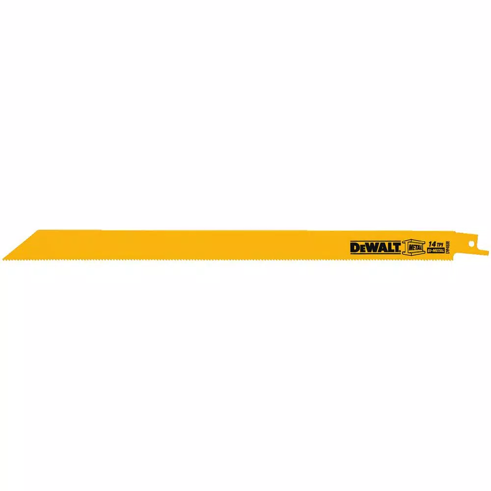 Buy π― DEWALT 12 In. 14 Teeth Per In. Straight Back Bi-Metal Reciprocating Saw Blade (5-Pack) 𧨠6 Buy π― DEWALT 12 In. 14 Teeth Per In. Straight Back Bi-Metal Reciprocating Saw Blade (5-Pack) 𧨠- Image 4