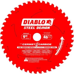 Brand new 🛒 DIABLO 9 In. X 46-Tooth Steel Demon Cermet II Carbide Blade For Ferrous Metals And Stainless Steel 🔔