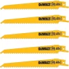 Hot Sale 😍 DEWALT 6 In. 6 Teeth Per In. Taper Back Bi-Metal Reciprocating Saw Blade (5-Pack) 😍