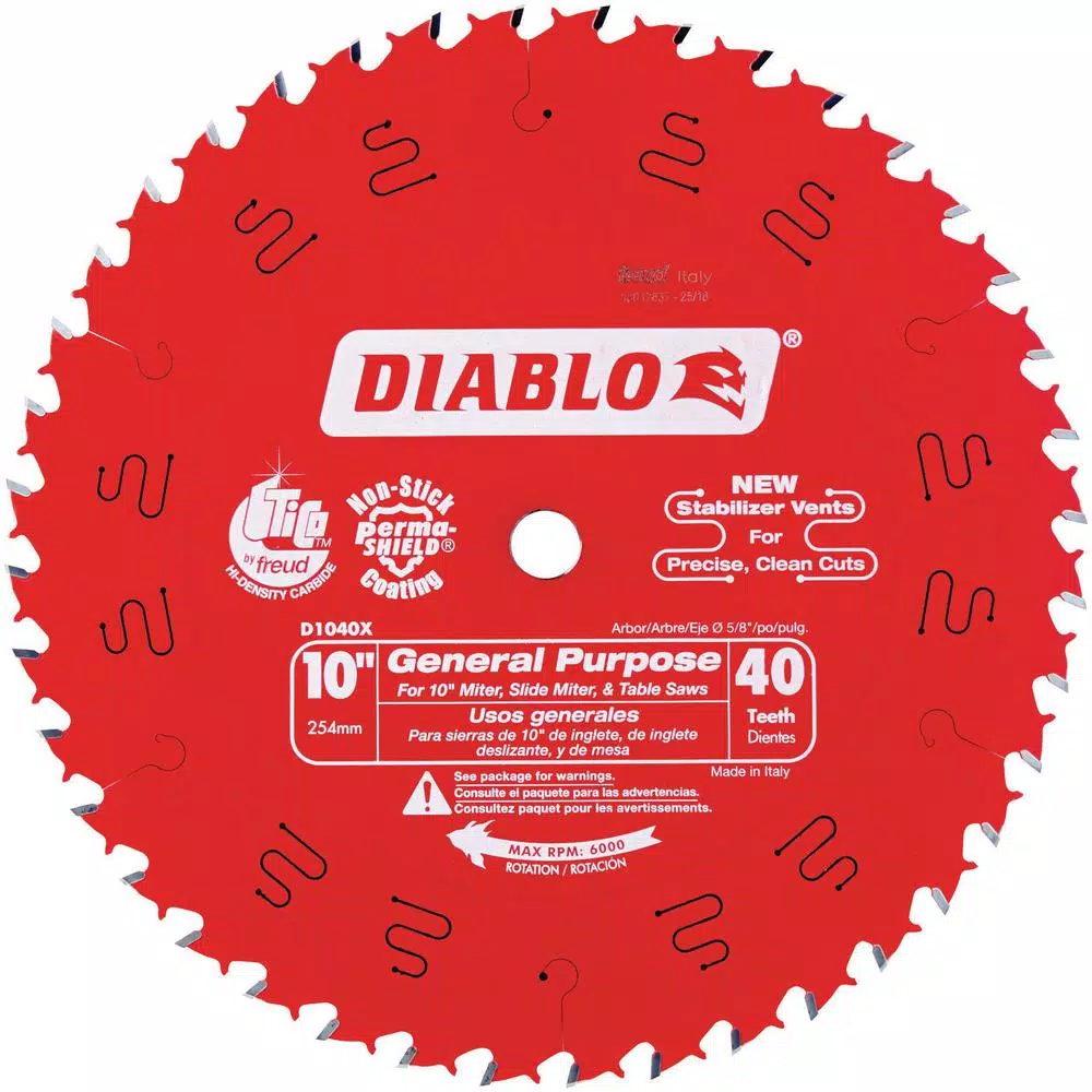 Cheap ๐คฉ DIABLO 10 In. X 40-Tooth General Purpose Saw Blade (2-Pack) โญ 8 Cheap ๐คฉ DIABLO 10 In. X 40-Tooth General Purpose Saw Blade (2-Pack) โญ - Image 6