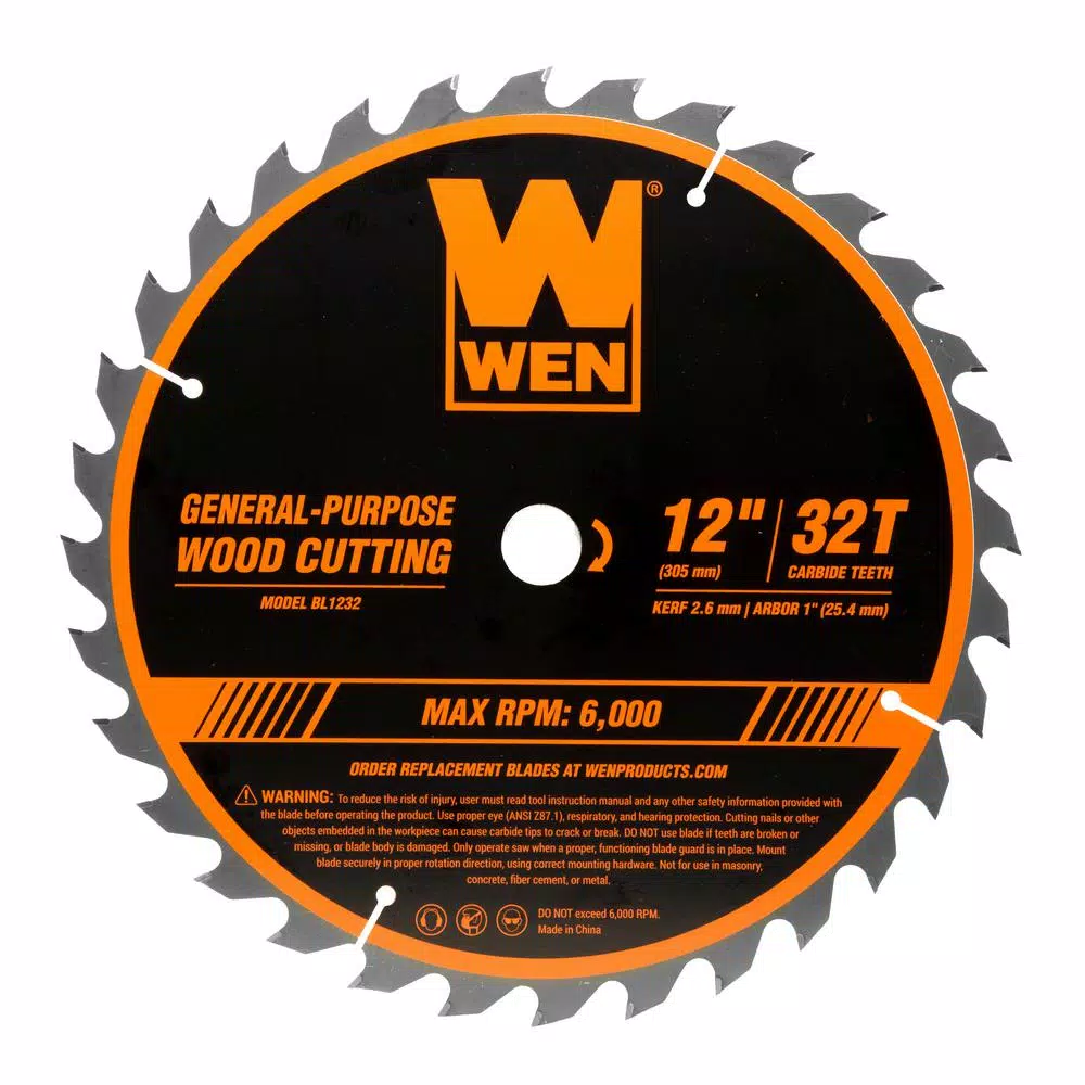 Best deal 🔔 WEN 12 In. 32-Tooth And 80-Tooth Carbide-Tipped Professional Woodworking Saw Blade Set (2-Pack) 🎉 4 Best deal 🔔 WEN 12 In. 32-Tooth And 80-Tooth Carbide-Tipped Professional Woodworking Saw Blade Set (2-Pack) 🎉 - Image 2