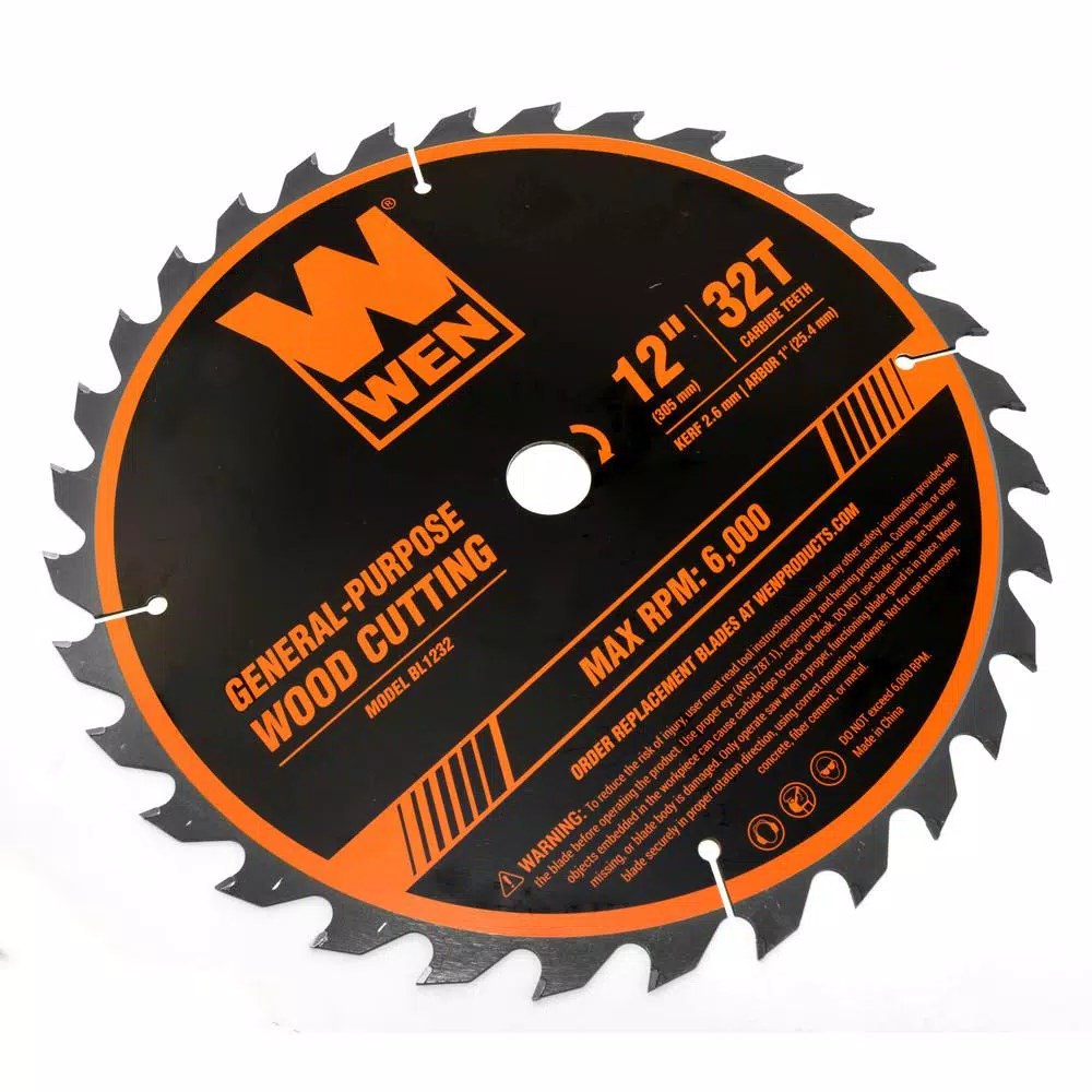 Best deal 🔔 WEN 12 In. 32-Tooth And 80-Tooth Carbide-Tipped Professional Woodworking Saw Blade Set (2-Pack) 🎉 7 Best deal 🔔 WEN 12 In. 32-Tooth And 80-Tooth Carbide-Tipped Professional Woodworking Saw Blade Set (2-Pack) 🎉 - Image 5