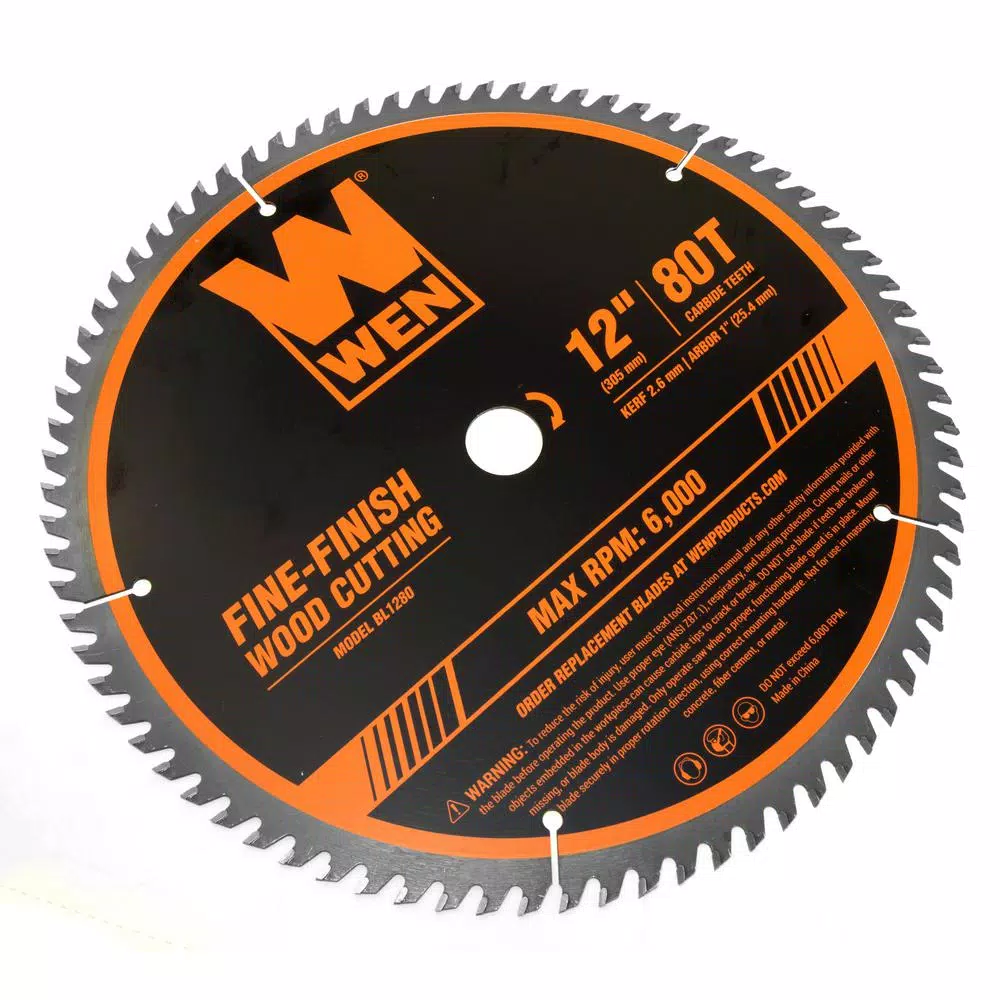 Best deal 🔔 WEN 12 In. 32-Tooth And 80-Tooth Carbide-Tipped Professional Woodworking Saw Blade Set (2-Pack) 🎉 11 Best deal 🔔 WEN 12 In. 32-Tooth And 80-Tooth Carbide-Tipped Professional Woodworking Saw Blade Set (2-Pack) 🎉 - Image 9