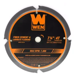 Top 10 ⭐ WEN 7-1/4 In. 4-Tooth Diamond-Tipped (PCD) Professional Circular Saw Blade For Fiber Cement And Laminate Flooring ❤️