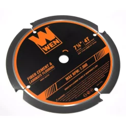 Top 10 ⭐ WEN 7-1/4 In. 4-Tooth Diamond-Tipped (PCD) Professional Circular Saw Blade For Fiber Cement And Laminate Flooring ❤️ 9 Top 10 ⭐ WEN 7-1/4 In. 4-Tooth Diamond-Tipped (PCD) Professional Circular Saw Blade For Fiber Cement And Laminate Flooring ❤️ -saw-blades Shop unnamed file 2083
