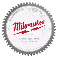 Best Sale ❤️ Milwaukee 7-1/4 In. X 56 Carbide Teeth Aluminum Cutting Circular Saw Blade 🌟