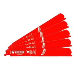 Hot Sale 🔔 DIABLO 9 In. 14/18 Teeth Per In. Steel Demon Medium Metal Cutting Recip Blade (5-Pack) 😀