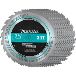 Best Sale 🎁 Makita 7-1/4 In. 24-Teeth Carbide-Tipped Framing Blade (10-Pack) 🥰