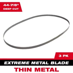 Budget ⭐ Milwaukee 44-7/8 In. 12/14 TPI & 8/10 TPI Metal Deep Cut Portable Extreme Metal Cutting Band Saw Blade Set (6-Pack) 🛒 -saw-blades Shop unnamed file 2285
