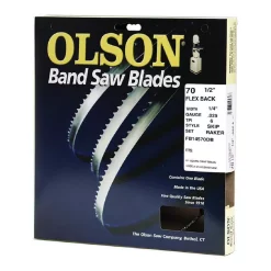 Promo ๐ Olson Saw 70-1/2 In. L X 1/4 In. W 6 TPI High Carbon Steel With Hardened Edges Band Saw Blade ๐