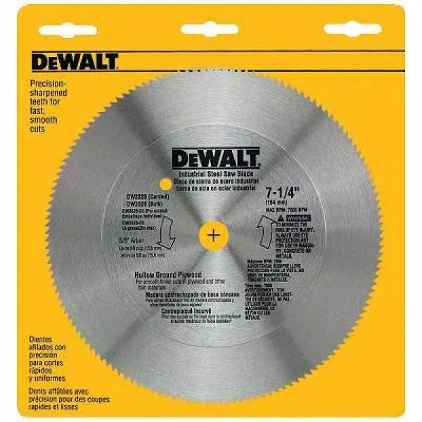 Best Pirce ๐ฅ DEWALT 7-1/4 In. 140-Teeth Steel Plywood Saw Blade โจ 4 Best Pirce ๐ฅ DEWALT 7-1/4 In. 140-Teeth Steel Plywood Saw Blade โจ - Image 2
