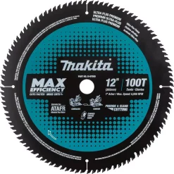 Best reviews of ✔️ Makita 12 In. 100T Carbide-Tipped Max Efficiency Miter Saw Blade ⌛