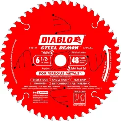 New ๐งจ DIABLO 6-1/2 In. X 48-Tooth Steel Demon Ferrous Metal Cutting Saw Blade ๐